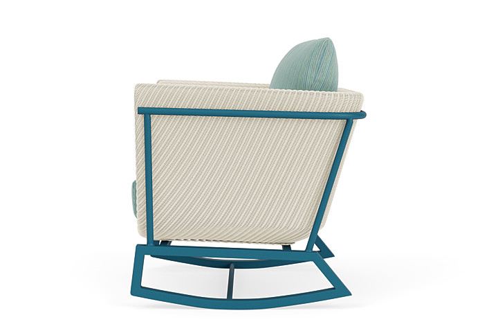 Lloyd Flanders™ Solstice Lounge Rocker - Ivory, Peacock