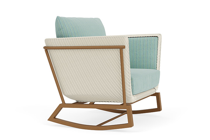 Lloyd Flanders™ Solstice Lounge Rocker - Ivory, Hickory