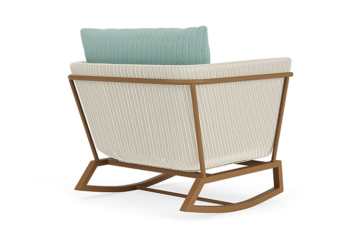 Lloyd Flanders™ Solstice Lounge Rocker - Ivory, Hickory