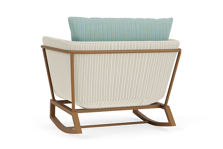 Lloyd Flanders™ Solstice Lounge Rocker - Ivory, Hickory