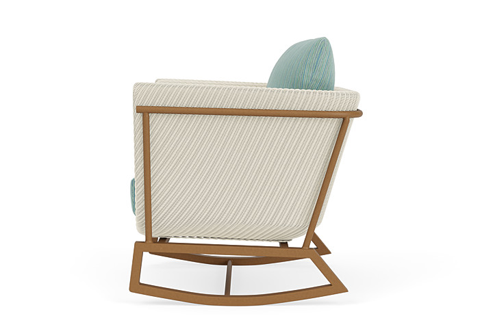 Lloyd Flanders™ Solstice Lounge Rocker - Ivory, Hickory