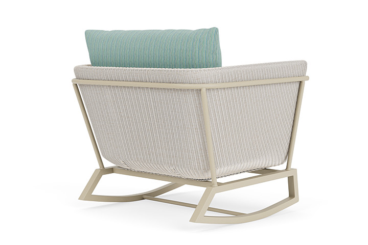 Lloyd Flanders™ Solstice Lounge Rocker - Antique White, Linen