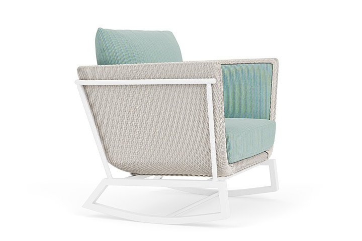 Lloyd Flanders™ Solstice Lounge Rocker - Antique White, Matte White