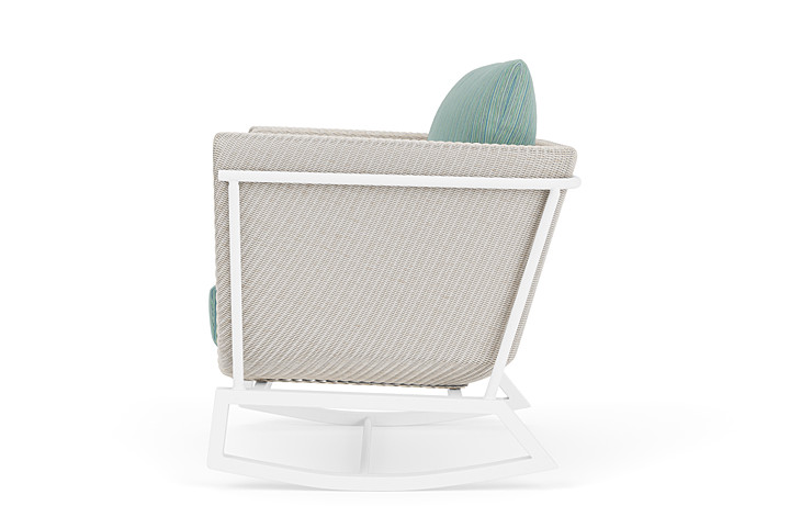 Lloyd Flanders™ Solstice Lounge Rocker - Antique White, Matte White