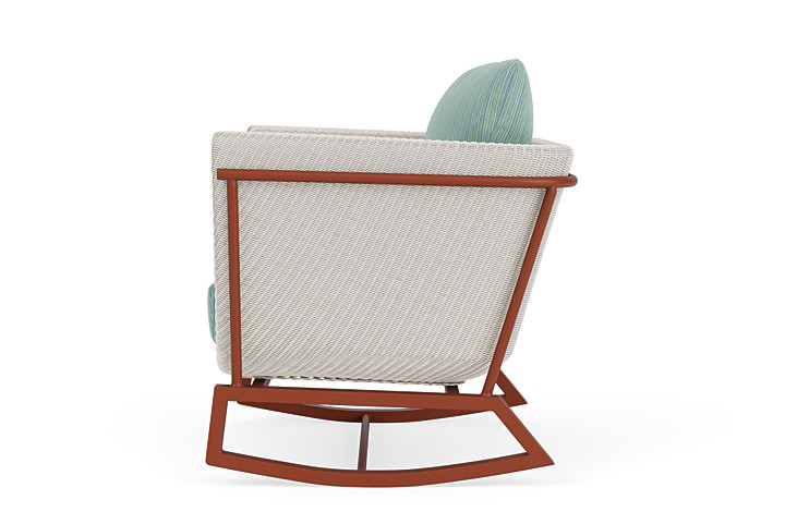 Lloyd Flanders™ Solstice Lounge Rocker - Antique White, Terracotta