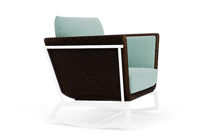 Lloyd Flanders™ Solstice Lounge Rocker - Mink, White