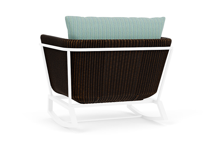 Lloyd Flanders™ Solstice Lounge Rocker - Mink, White