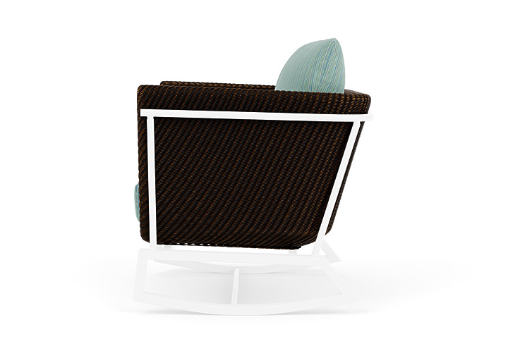 Lloyd Flanders™ Solstice Lounge Rocker - Mink, White