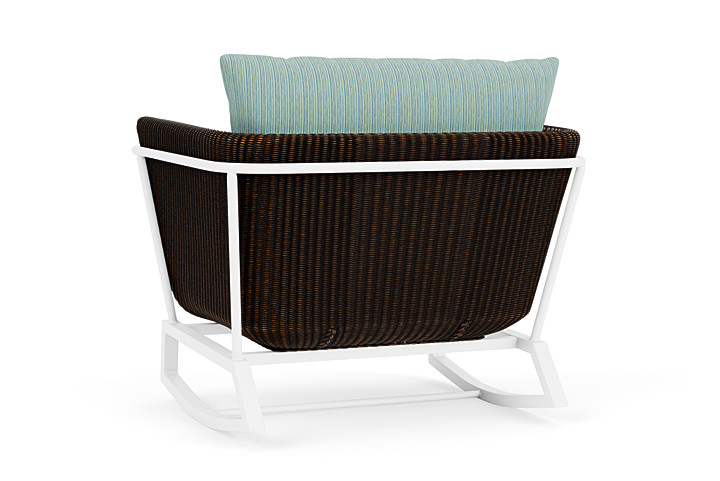 Lloyd Flanders™ Solstice Lounge Rocker - Mink, Matte White