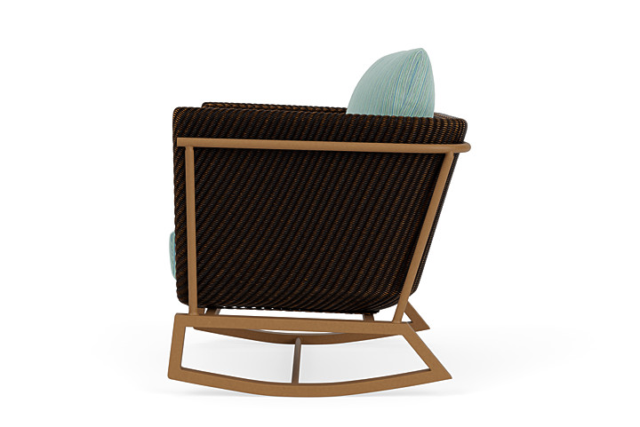 Lloyd Flanders™ Solstice Lounge Rocker - Mink, Hickory