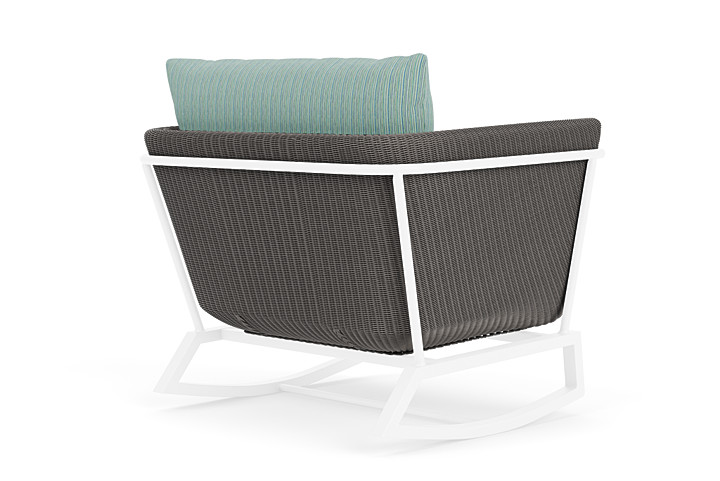 Lloyd Flanders™ Solstice Lounge Rocker - Pewter, White