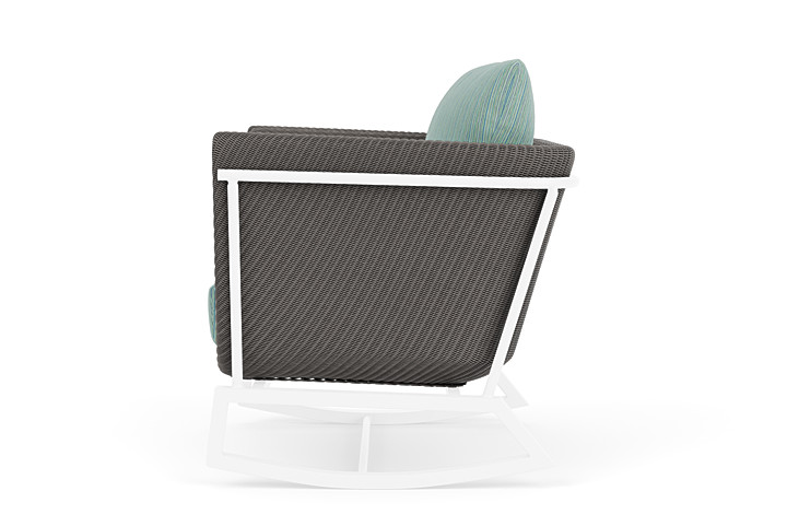 Lloyd Flanders™ Solstice Lounge Rocker - Pewter, White