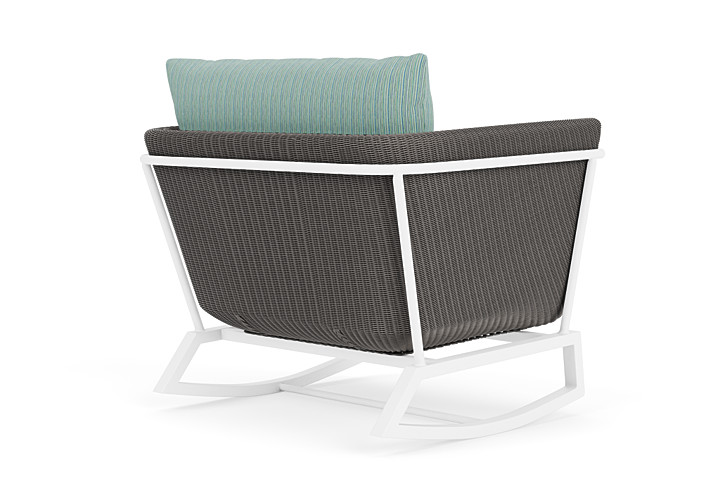 Lloyd Flanders™ Solstice Lounge Rocker - Pewter, Matte White