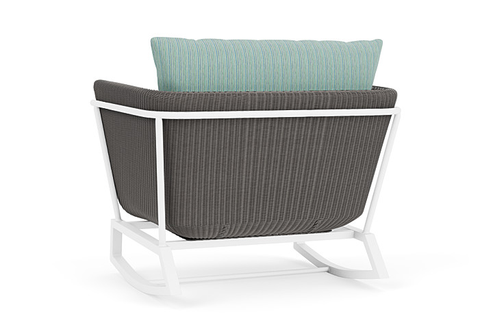 Lloyd Flanders™ Solstice Lounge Rocker - Pewter, Matte White