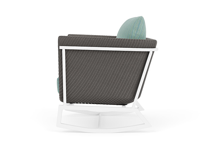 Lloyd Flanders™ Solstice Lounge Rocker - Pewter, Matte White