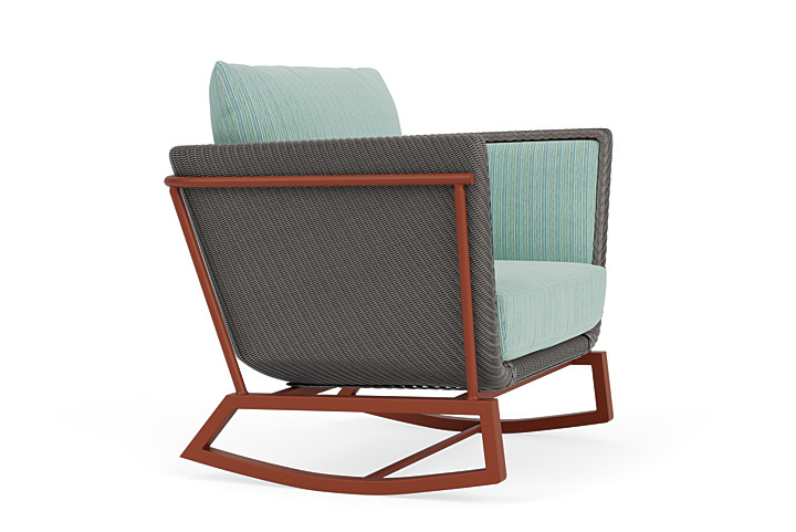 Lloyd Flanders™ Solstice Lounge Rocker - Pewter, Terracotta