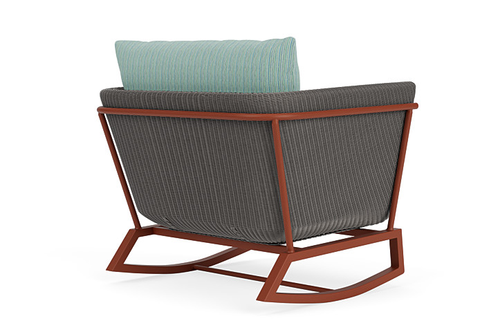 Lloyd Flanders™ Solstice Lounge Rocker - Pewter, Terracotta