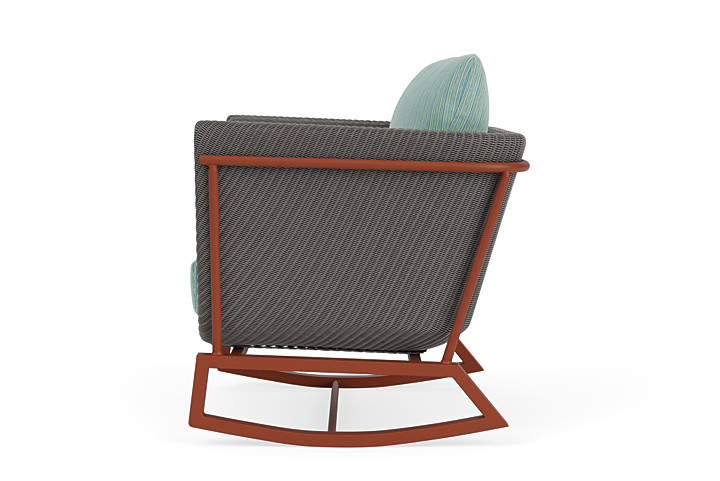 Lloyd Flanders™ Solstice Lounge Rocker - Pewter, Terracotta