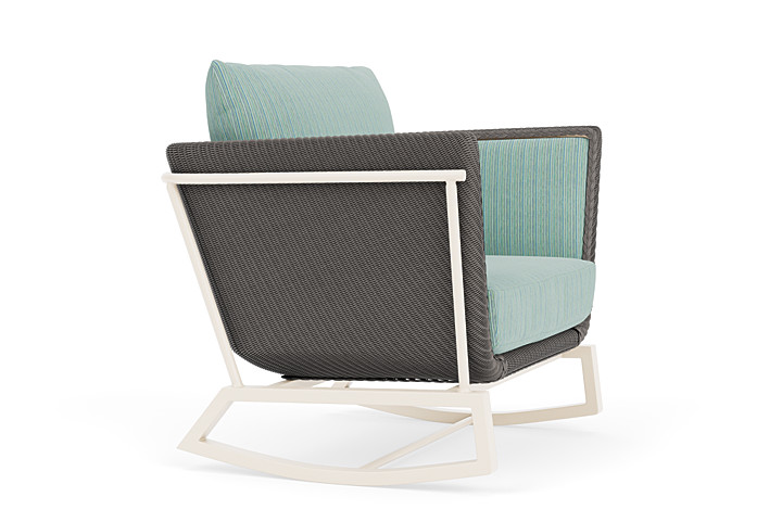 Lloyd Flanders™ Solstice Lounge Rocker - Pewter, Ivory