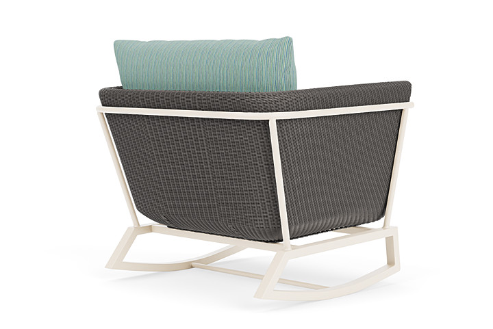 Lloyd Flanders™ Solstice Lounge Rocker - Pewter, Ivory