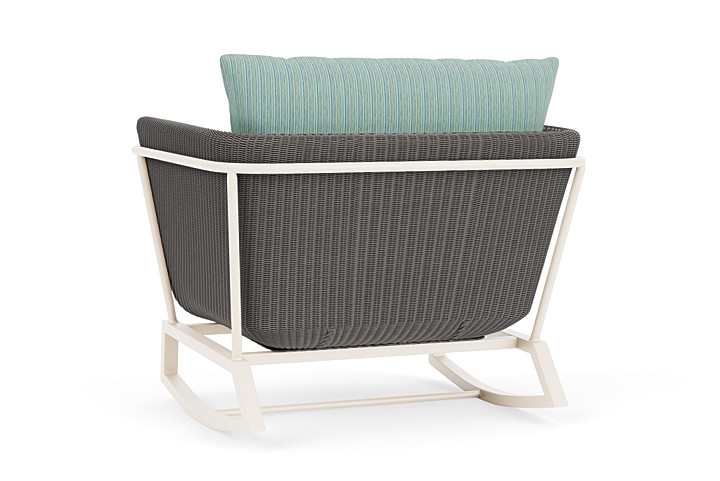 Lloyd Flanders™ Solstice Lounge Rocker - Pewter, Ivory