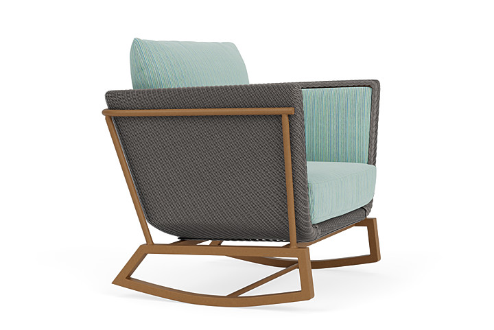 Lloyd Flanders™ Solstice Lounge Rocker - Pewter, Hickory