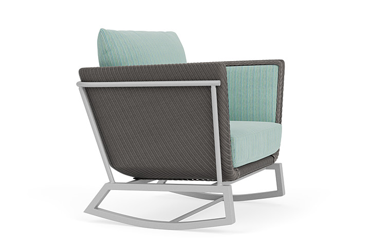 Lloyd Flanders™ Solstice Lounge Rocker - Pewter, Metallic Silver