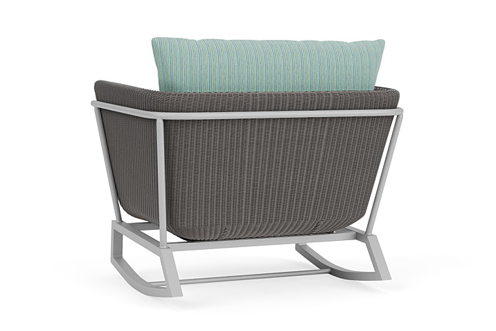 Lloyd Flanders™ Solstice Lounge Rocker - Pewter, Metallic Silver