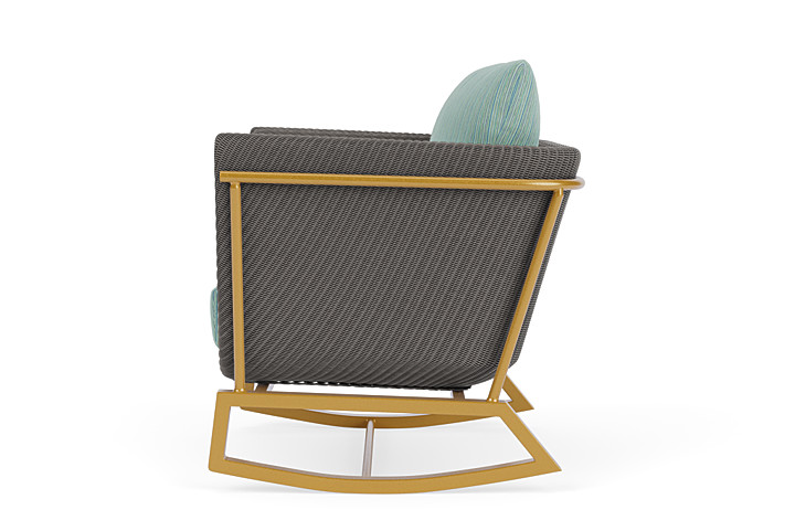 Lloyd Flanders™ Solstice Lounge Rocker - Pewter, Metallic Gold