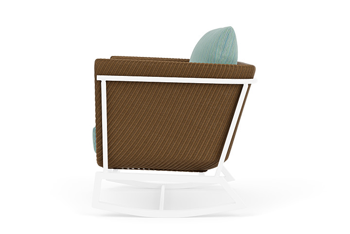 Lloyd Flanders™ Solstice Lounge Rocker - Hickory, White