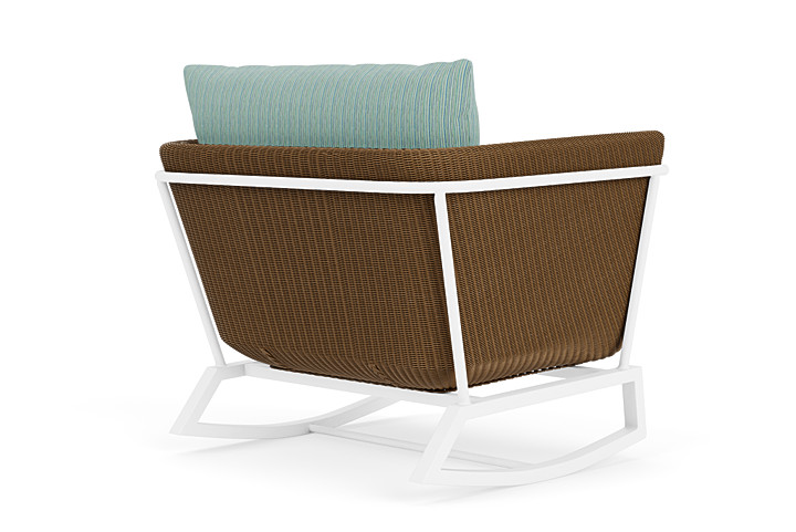 Lloyd Flanders™ Solstice Lounge Rocker - Hickory, Matte White