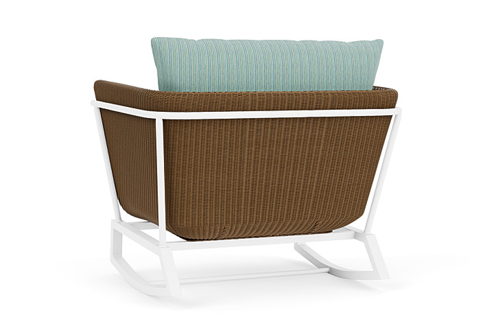 Lloyd Flanders™ Solstice Lounge Rocker - Hickory, Matte White