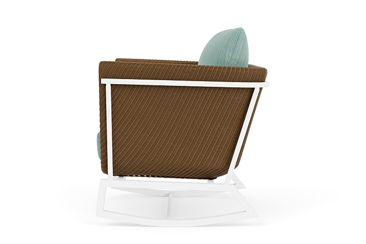 Lloyd Flanders™ Solstice Lounge Rocker - Hickory, Matte White