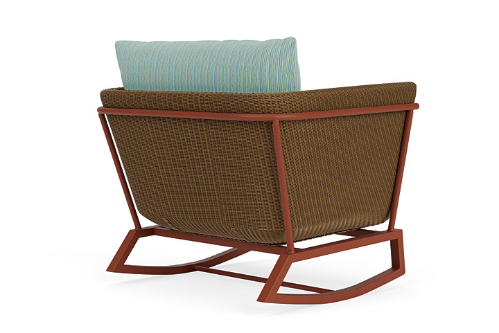 Lloyd Flanders™ Solstice Lounge Rocker - Hickory, Terracotta