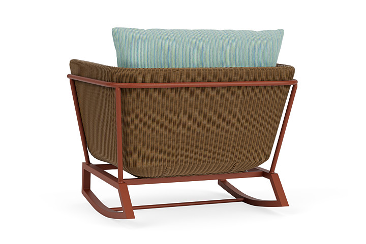 Lloyd Flanders™ Solstice Lounge Rocker - Hickory, Terracotta