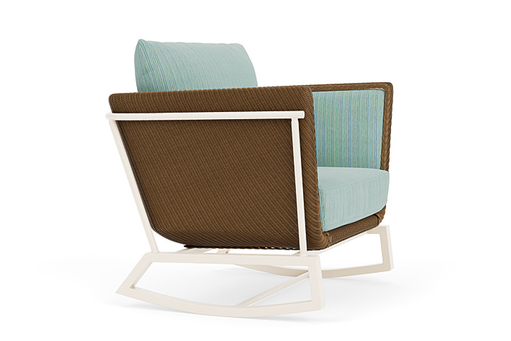 Lloyd Flanders™ Solstice Lounge Rocker - Hickory, Ivory