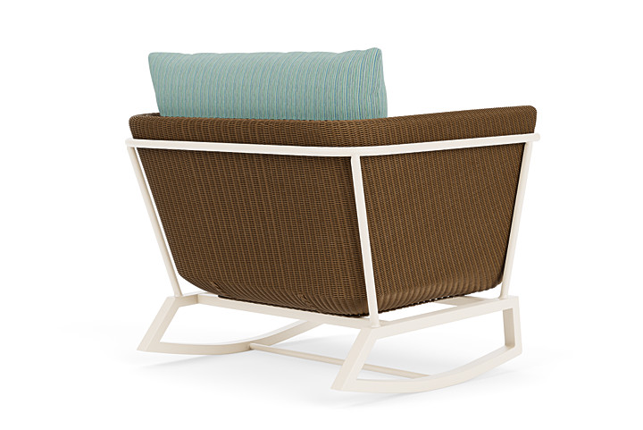 Lloyd Flanders™ Solstice Lounge Rocker - Hickory, Ivory