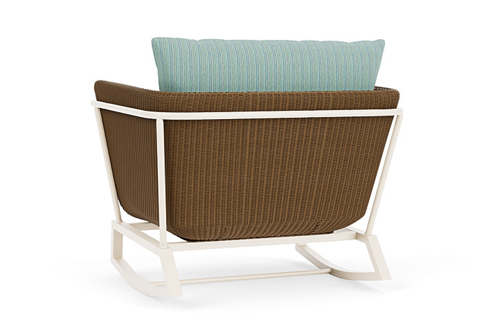 Lloyd Flanders™ Solstice Lounge Rocker - Hickory, Ivory