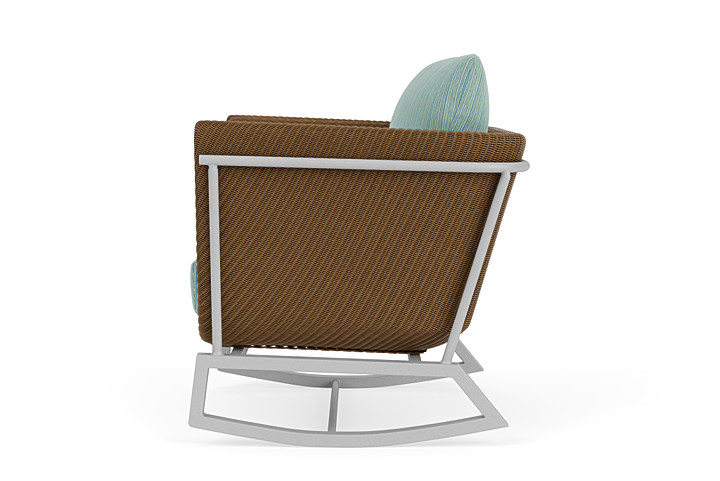 Lloyd Flanders™ Solstice Lounge Rocker - Hickory, Metallic Silver