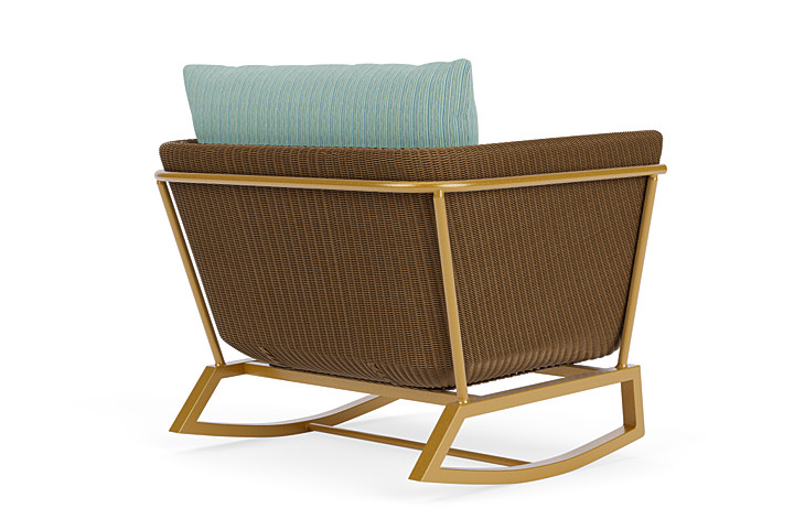 Lloyd Flanders™ Solstice Lounge Rocker - Hickory, Metallic Gold