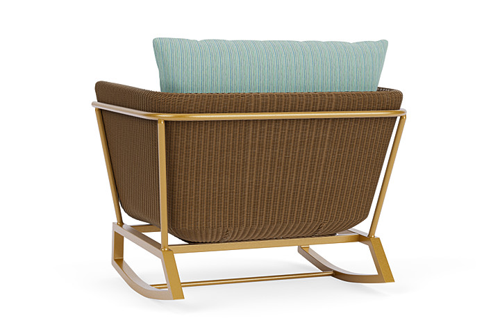 Lloyd Flanders™ Solstice Lounge Rocker - Hickory, Metallic Gold