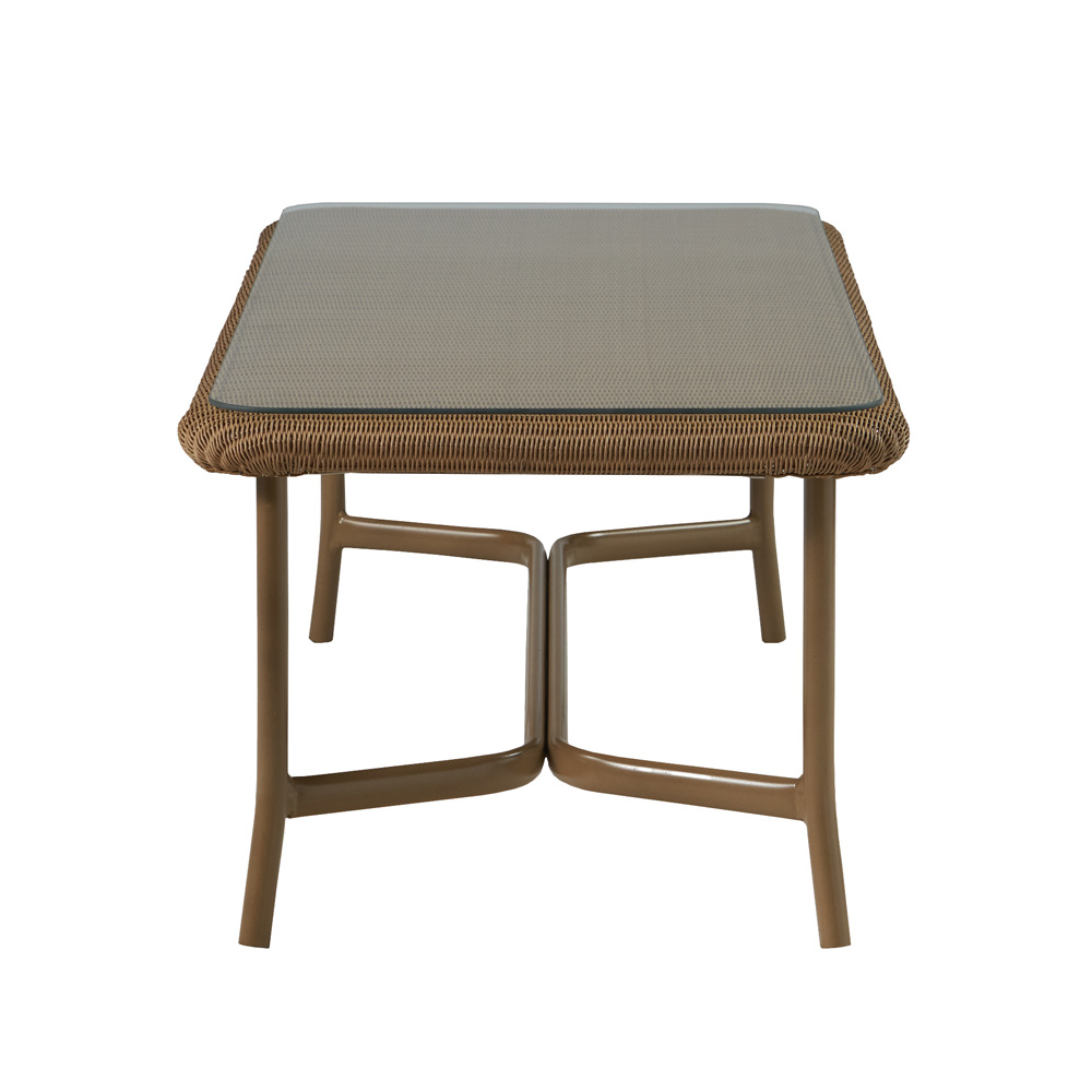 Lloyd Flanders™ Solstice 53" Rectangular Cocktail Table - Linen, Woodland