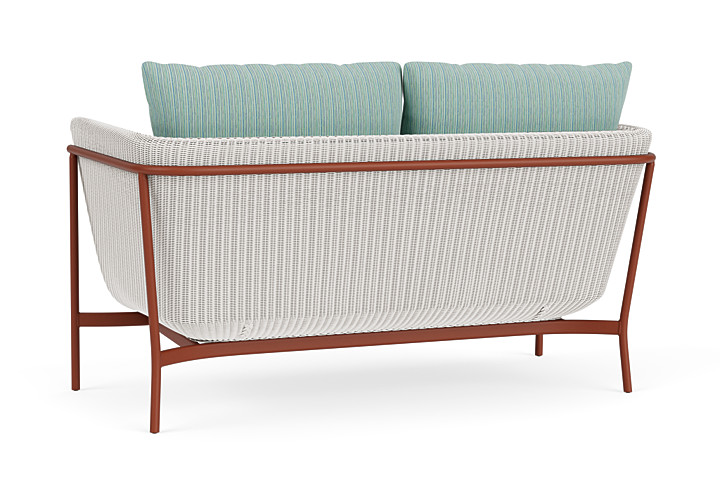 Lloyd Flanders™ Solstice Loveseat  - White, Terracotta