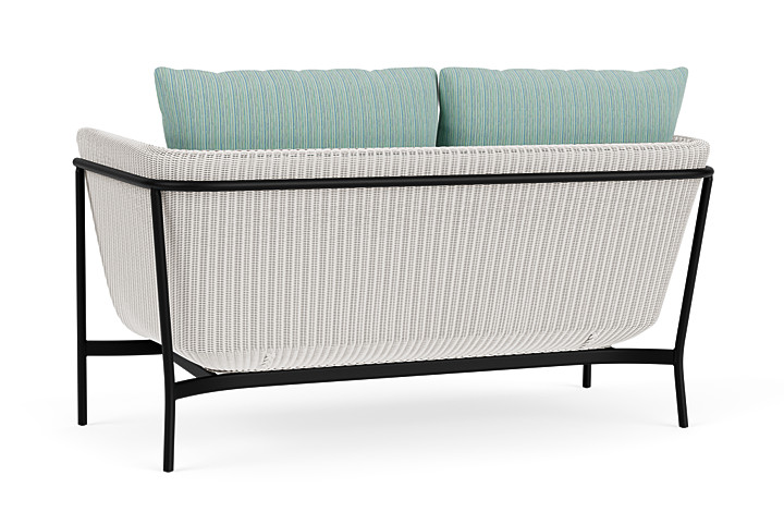 Lloyd Flanders™ Solstice Loveseat  - White, Ebony