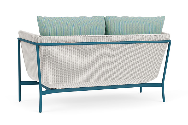 Lloyd Flanders™ Solstice Loveseat  - White, Peacock