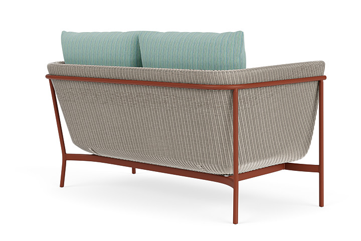 Lloyd Flanders™ Solstice Loveseat  - Linen, Terracotta