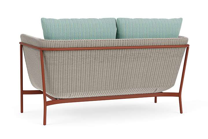 Lloyd Flanders™ Solstice Loveseat  - Linen, Terracotta