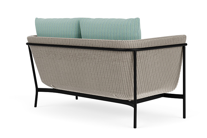 Lloyd Flanders™ Solstice Loveseat  - Linen, Ebony