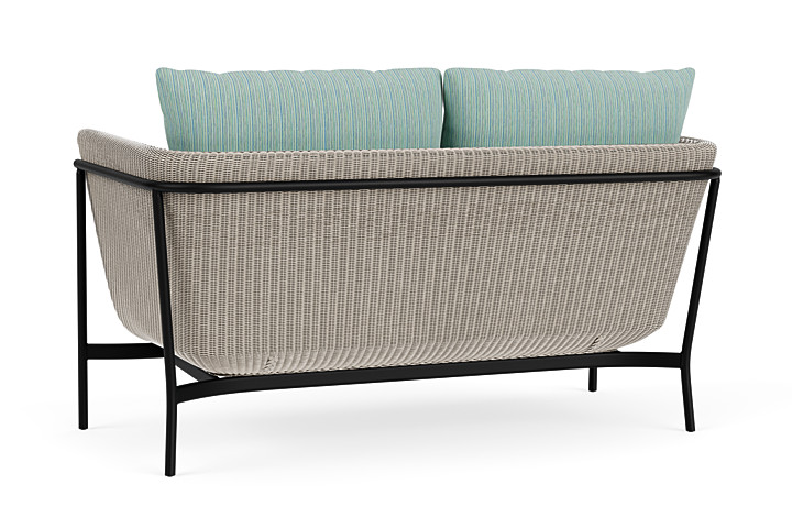 Lloyd Flanders™ Solstice Loveseat  - Linen, Ebony