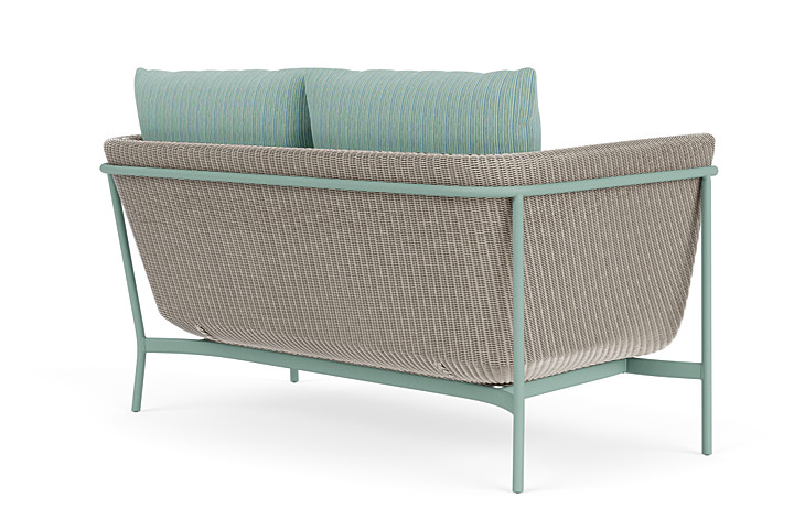 Lloyd Flanders™ Solstice Loveseat  - Linen, Sea Glass